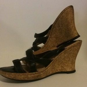 Born cork wedges in size 7